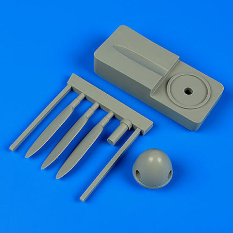 クイックブースト 48634 1/48 スーパーマリン スピットファイア Mk.II ロートルプロペラ&スピナー(エアフィックス用)