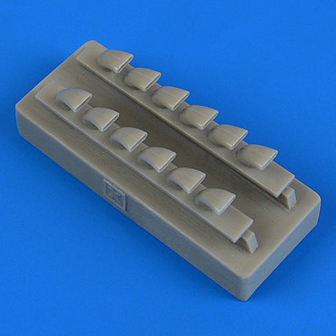 クイックブースト 48734 1/48 メッサーシュミット Bf109G 排気管（エデュアルド用）