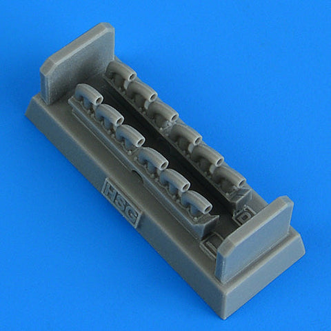 クイックブースト 49057 1/48 P-39Q/N 排気管(ハセガワ用)