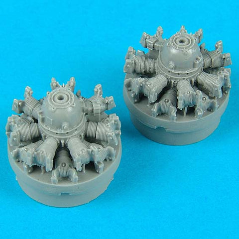 クイックブースト 72051 1/72 C-47 ダコタ/DC-3 エンジン(P＆W R-1830-92)イタレリ用（イタレリ用）