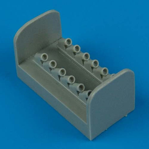 クイックブースト 72249 1/72 スピットファイアMk.XIV 円形排気管（アカデミー用）