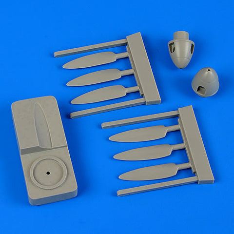 クイックブースト 72439 1/72 ユンカース Ju88A-4/C-6 プロペラ&スピナー（レベル/ハセガワ用）
