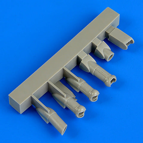 クイックブースト 72459 1/72 メッサーシュミット Bf110 エアインテーク（エデュアルド用）