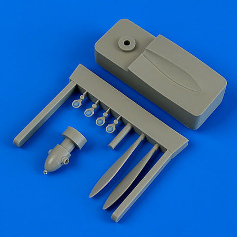 クイックブースト 72498 1/72 ポリカルポフ I-153 チャイカ プロペラA（ICM用）