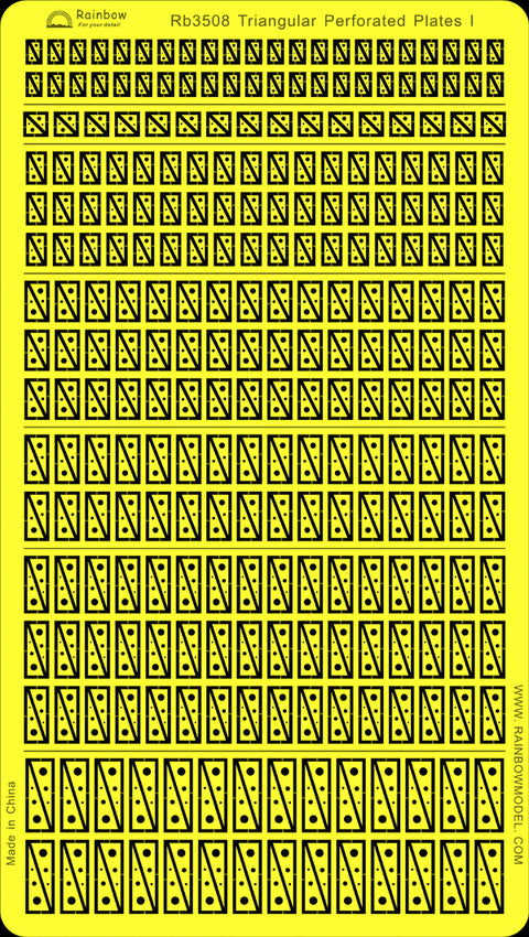 レインボーモデル Rb3508 1/350 穴あき三角板I 小