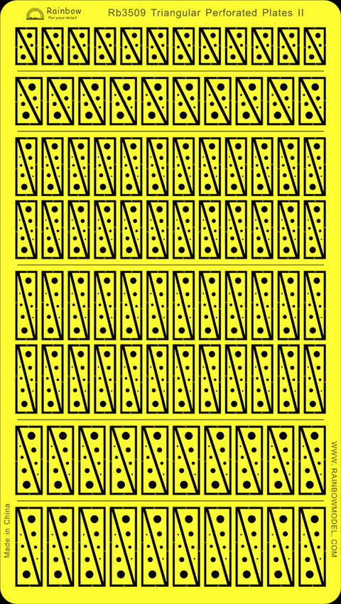 レインボーモデル Rb3509 1/350 穴あき三角板II 大