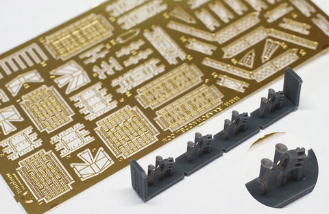 レインボーモデル Rb3552 1/350 日本海軍 電探(13号/21号/22号) [3DP+PE]