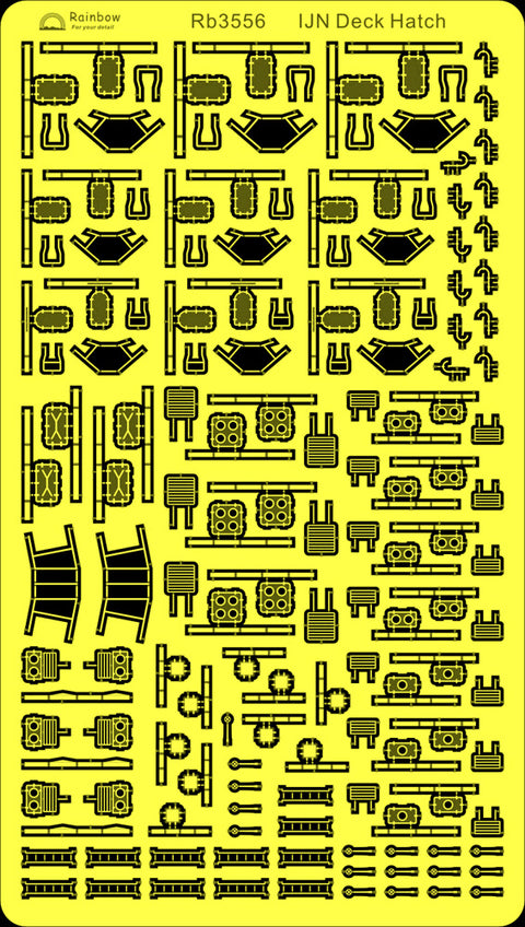 レインボーモデル Rb3556 1/350 日本海軍 艦艇用 デッキハッチ