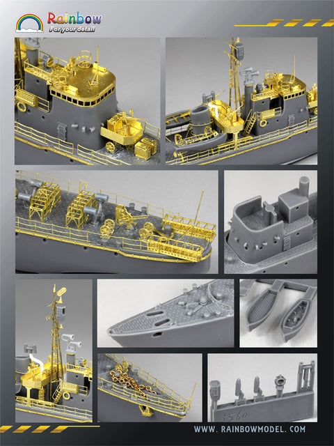 レインボーモデル Rb3560 1/350 日本海軍 第二十八号型駆潜艇 1945 (Resin kit)