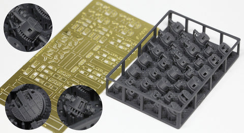 レインボーモデル Rb3576 1/350 日本海軍 火器管制装置3 [3DP+PE]