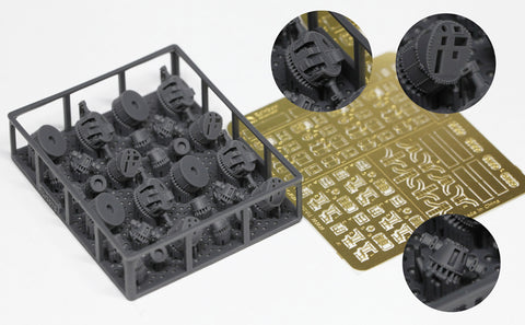 レインボーモデル Rb3578 1/350 日本海軍 火器管制装置5 [3DP+PE]