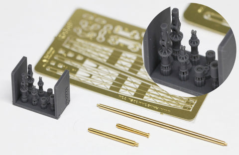 レインボーモデル Rb3581 1/350 日本海軍 戦艦用デリックセット1（金剛型用）