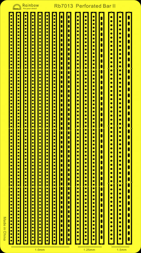 レインボーモデル Rb7013 1/700 穴あき桁II (1.0mm/1.25mm/1.5mm)