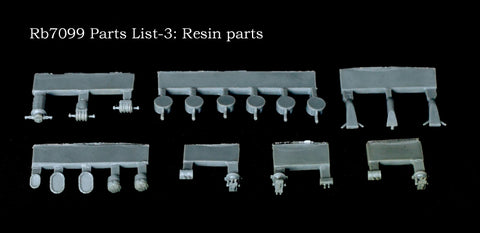 レインボーモデル Rb7099 1/700 日本海軍 航空母艦 赤城 アップグレードセット [17PE, 3DP*30, 12Metal barrels] フジミ用