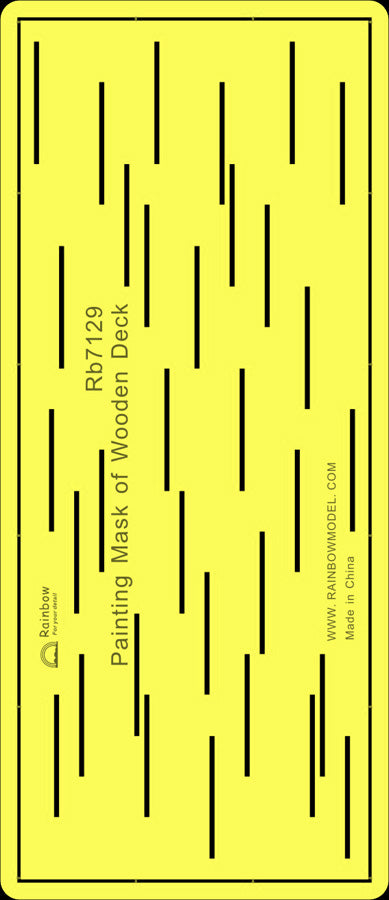 レインボーモデル Rb7129 1/700 飛行甲板 白線マスキング
