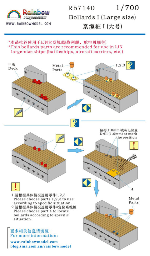 レインボーモデル Rb7140 1/700 ボラードI(大)