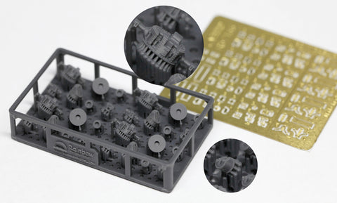 レインボーモデル Rb7155 1/700 日本海軍 火器管制装置5 [3DP+PE]