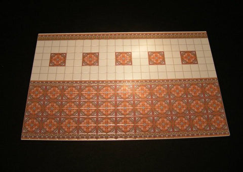 リアリティインスケール 35107 1/35 3D 壁タイル - デザイン A