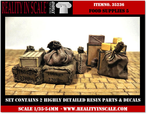 リアリティインスケール 35236 1/35 食品セット 5