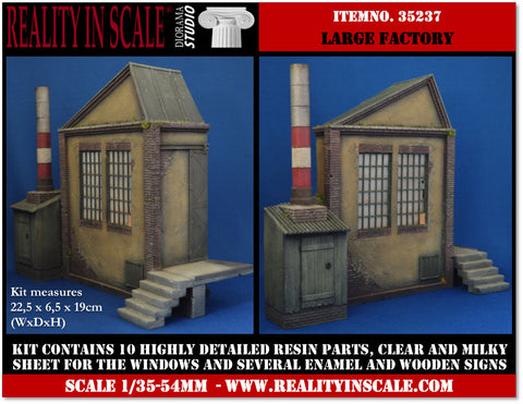 リアリティインスケール 35237 1/35 大きな工場
