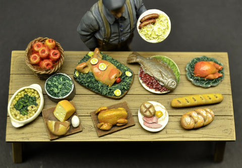 リアリティインスケール 35260 1/35 調理された食事セット No.1