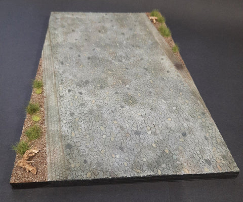 リアリティインスケール 35308 1/35 田舎の石畳の道とスペシャルスキャッターと芝生 - 19 x