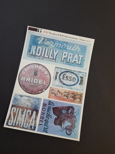 リアリティインスケール 35317 1/35 風化した壁面広告 フランス セット 2