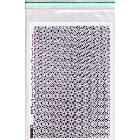 リアリティインスケール 35357 1/35 アラブ/北アフリカ モザイク フロア タイル - C - A5 シート 15 x 20cm