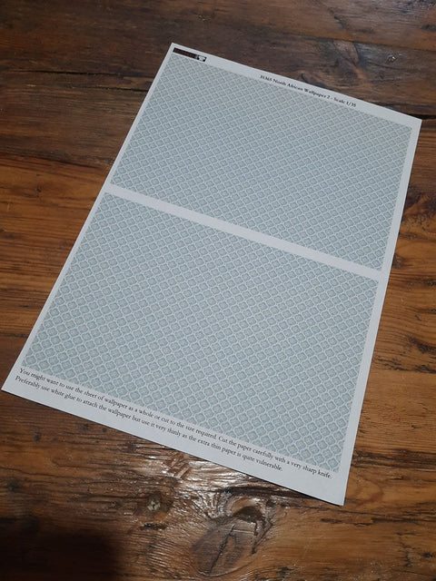 リアリティインスケール 35365 1/35 アラブ/北アフリカ 壁紙 B - A4 シート 20 x 30cm