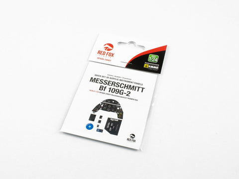 レッドフォックススタジオ RFSQS-24007 1/24 メッサーシュミット Bf 109G-2 (トランペッター用)