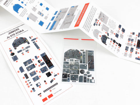 レッドフォックススタジオ RFSQS-24024 1/24 Ju 87D シュトゥーカ (トランぺッター用)