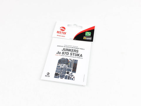 レッドフォックススタジオ RFSQS-24024 1/24 Ju 87D シュトゥーカ (トランぺッター用)