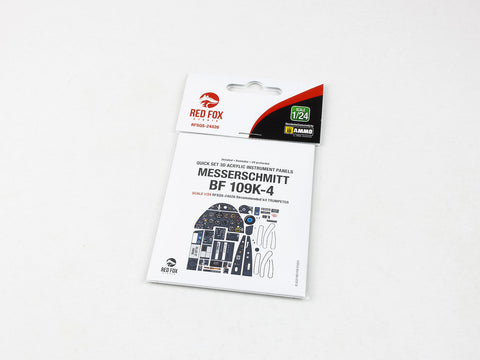 レッドフォックススタジオ RFSQS-24026 1/24 メッサーシュミット Bf 109K-4 (トランぺッター用)