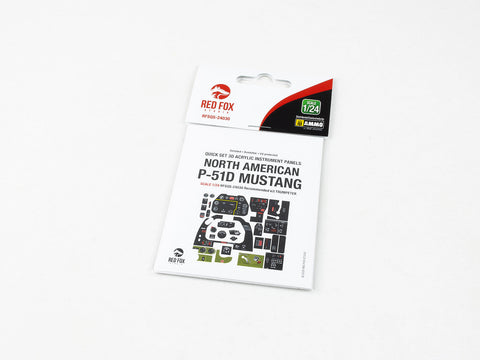 レッドフォックススタジオ RFSQS-24030 1/24 北アメリカ P-51D マスタング (トランぺッター用)