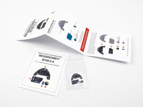 レッドフォックススタジオ RFSQS-32020 1/32 メッサーシュミット Bf 109G-6 (トランぺッター用)