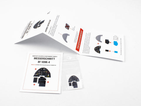 レッドフォックススタジオ RFSQS-32021 1/32 メッサーシュミット Bf 109K-4 (トランぺッター用)