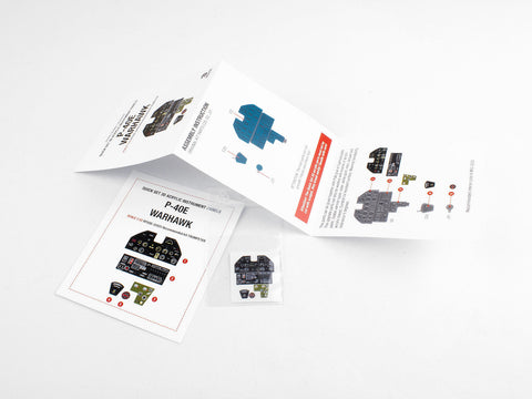 レッドフォックススタジオ RFSQS-32025 1/32 P-40E ウォーホーク (トランぺッター用)