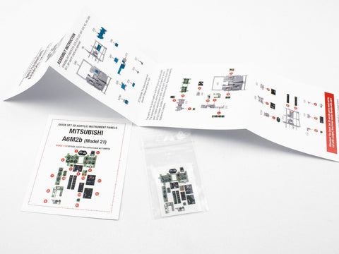 レッドフォックススタジオ RFSQS-32037 1/32 三菱 A6M2b ゼロファイター (モデル 21) (タミヤ用)