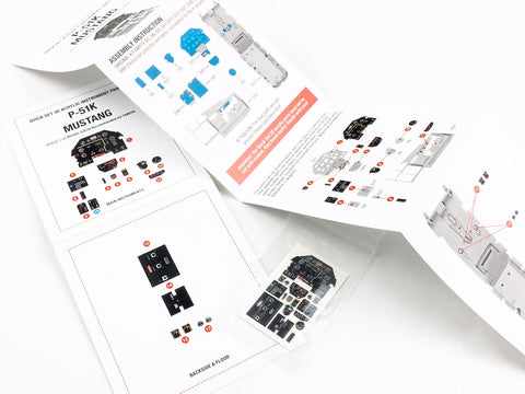 レッドフォックススタジオ RFSQS-32039 1/32 P-51K マスタング (タミヤ用)