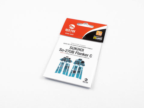 レッドフォックススタジオ RFSQS-32057 1/32 スホーイ Su-27 フランカー C (UB) (トランぺッター用)