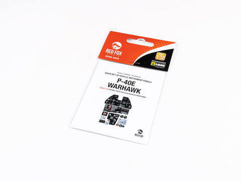 レッドフォックススタジオ RFSQS-32076 1/32 P-40E ウォーホーク (ハセガワ用)