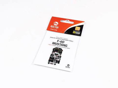 レッドフォックススタジオ RFSQS-32080 1/32 F-6D マスタング (タミヤ用)