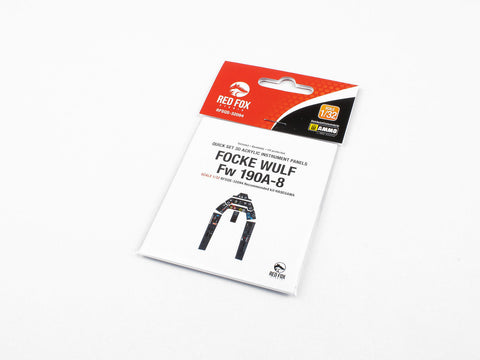レッドフォックススタジオ RFSQS-32094 1/32 フォッケウルフ Fw 190A-8 (ハセガワ用)