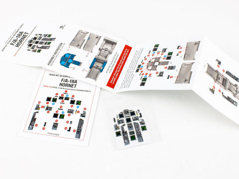 レッドフォックススタジオ RFSQS-32108 1/32 F/A-18A ホーネット (アカデミー/キネティック用)