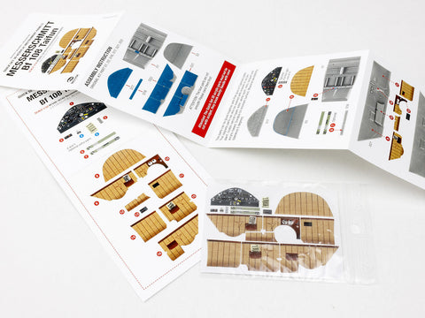 レッドフォックススタジオ RFSQS-32142 1/32 Bf-108 タイフーン 更新型 (フルインテリア) (エデュアルド用)