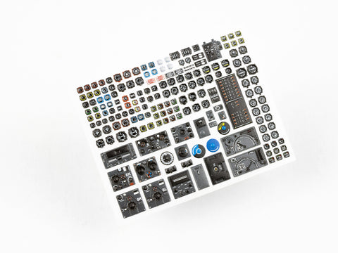 レッドフォックススタジオ RFSQS-32186 1/32 インストゥルメッツ & ゲージ セット WWIIドイツ空軍 (汎用)