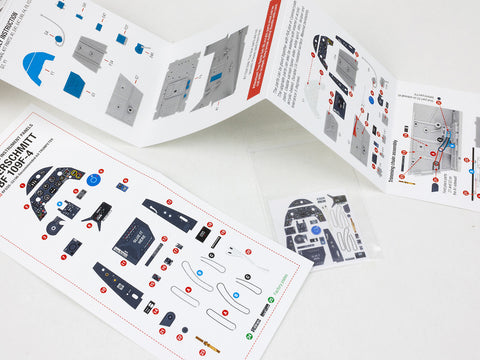 レッドフォックススタジオ RFSQS-32196 1/32 メッサーシュミット Bf 109F-4 (トランぺッター用)