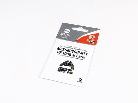 レッドフォックススタジオ RFSQS-35011 1/35 メッサーシュミット Bf 109G-6 (ボーダー用)