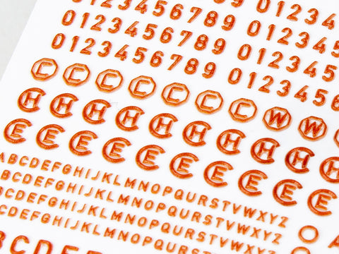 レッドフォックススタジオ RFSQS-35017 1/35 ナンバー & レター アメリカのAFV用 Vol.01 (ユニバーサル用)