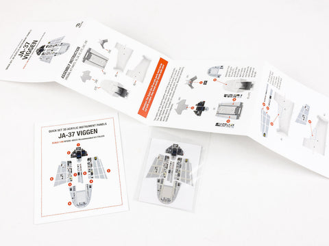 レッドフォックススタジオ RFSQS-48025 1/48 サーブ JA-37 ヴィゲン（イタレリ用）